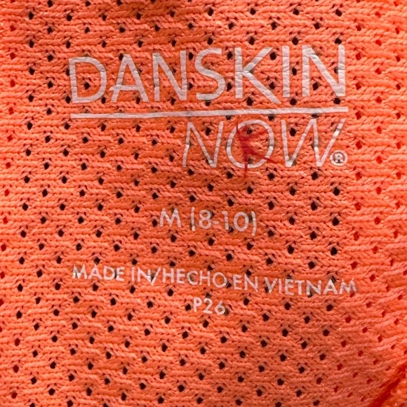 👚 DASKIN NOW Semi-Fitted Racerback Tank - Gray and Orange, Size M 🌸 - Picture 7 of 9